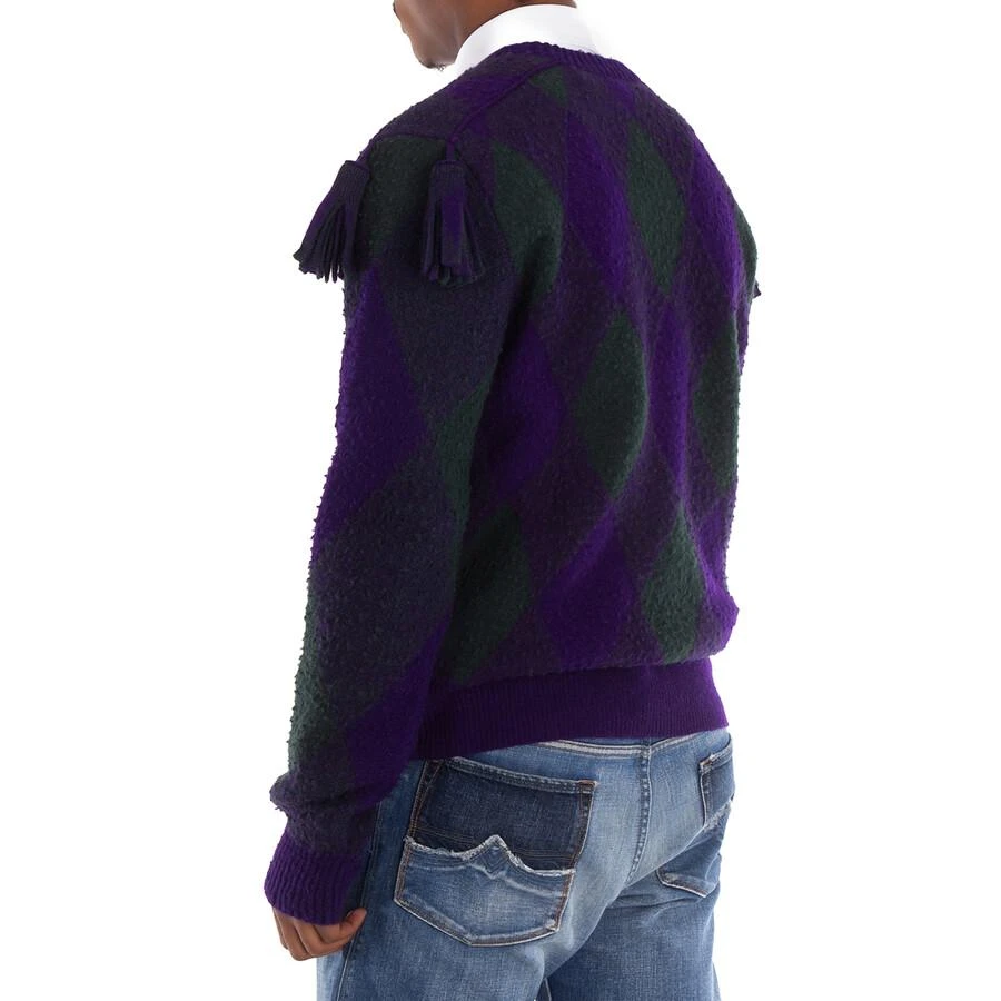 Burberry Diamond-Pattern Wool Jumper 3