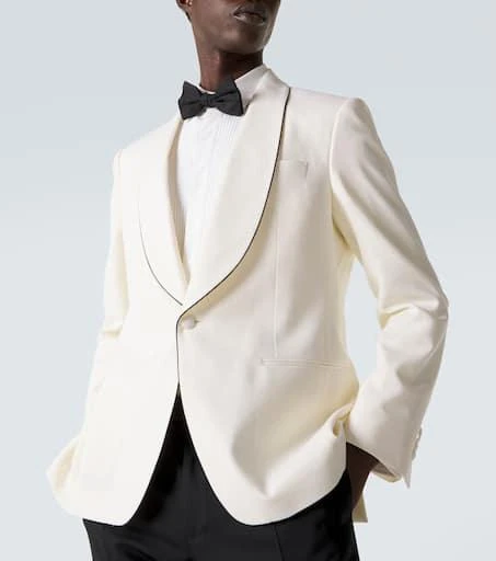 LARDINI Wool tuxedo jacket 5