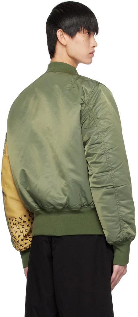the Shepherd UNDERCOVER Khaki fragment design & Alpha Industries Edition Reversible Bomber Jacket 3