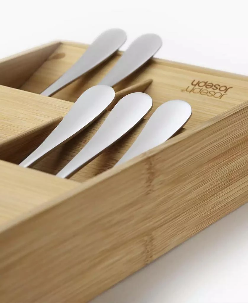 Joseph Joseph Drawerstore Large Bamboo Compact Cutlery Organizer 4