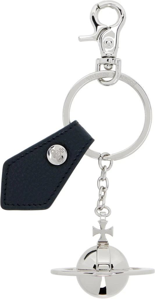 Vivienne Westwood Silver 3D Orb Keychain