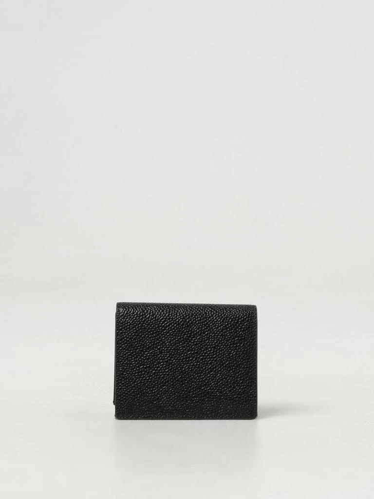 Thom Browne Thom Browne credit card holder in grained leather 1