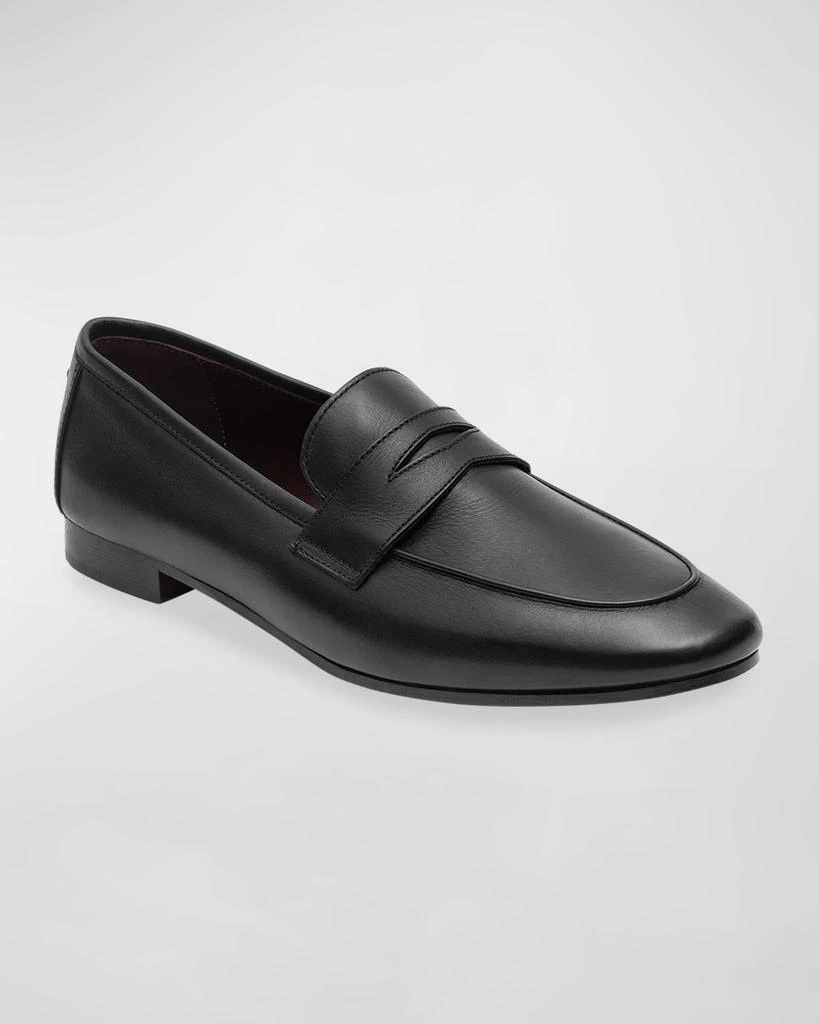 Bougeotte Flaneur Leather Flat Penny Loafers 2