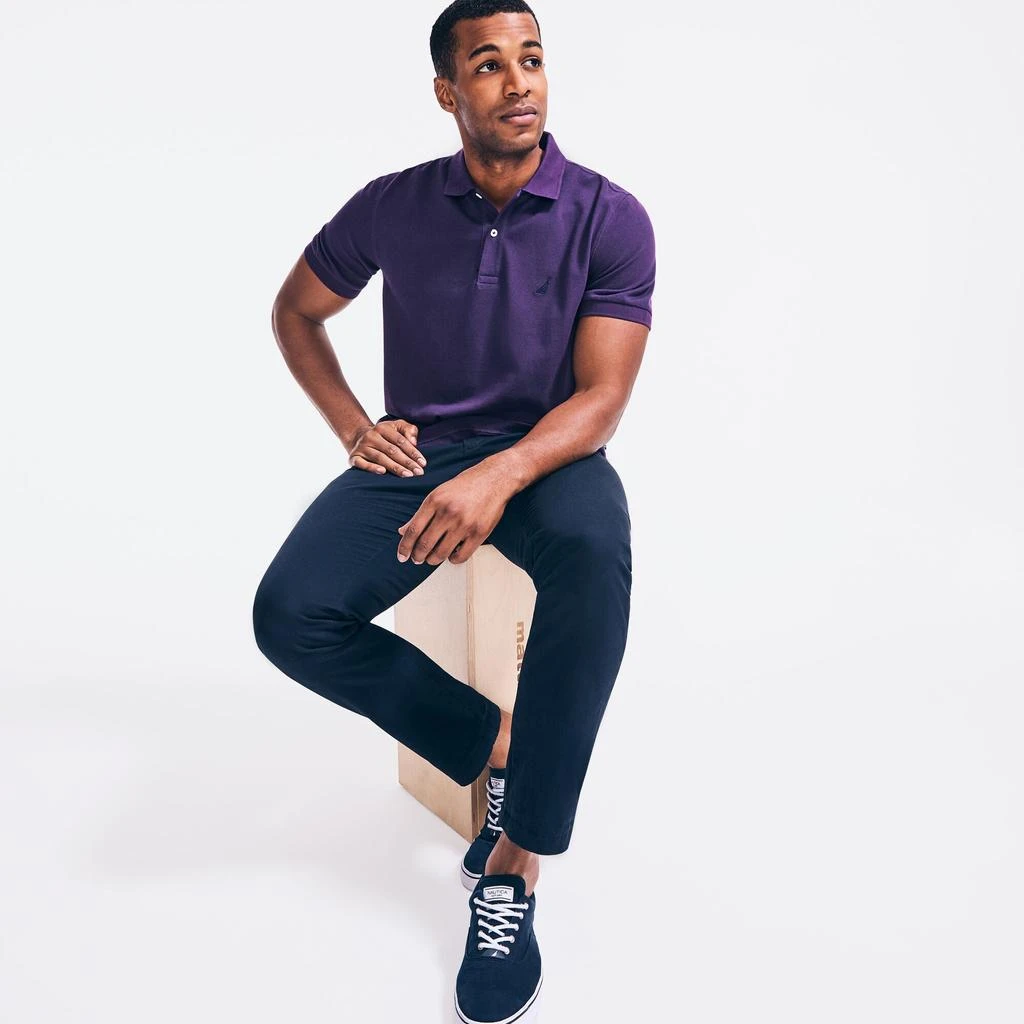 Nautica Nautica Mens Classic Fit Deck Polo 5