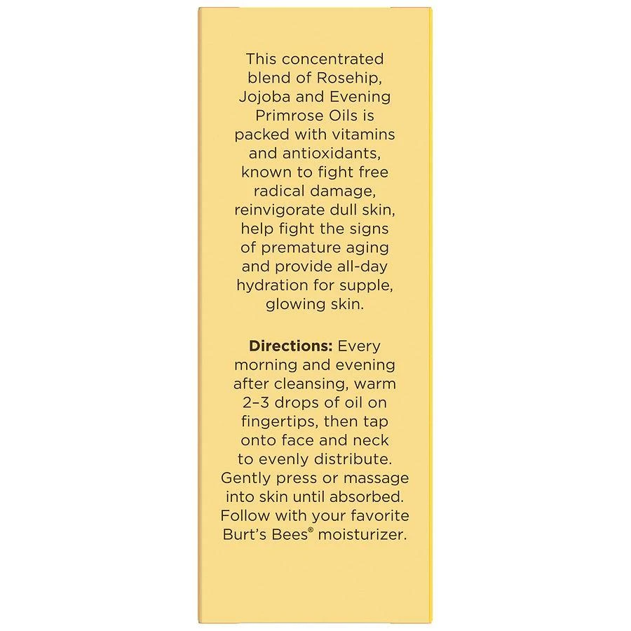 Burt
s Bees Rosehip Seed Extract Rejuvenating Facial Oil Bottle with Dropper 6