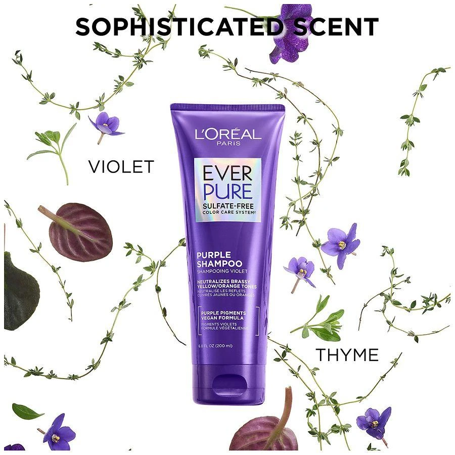 L'Oreal Paris Sulfate Free Purple Shampoo For Blonde Hair 7