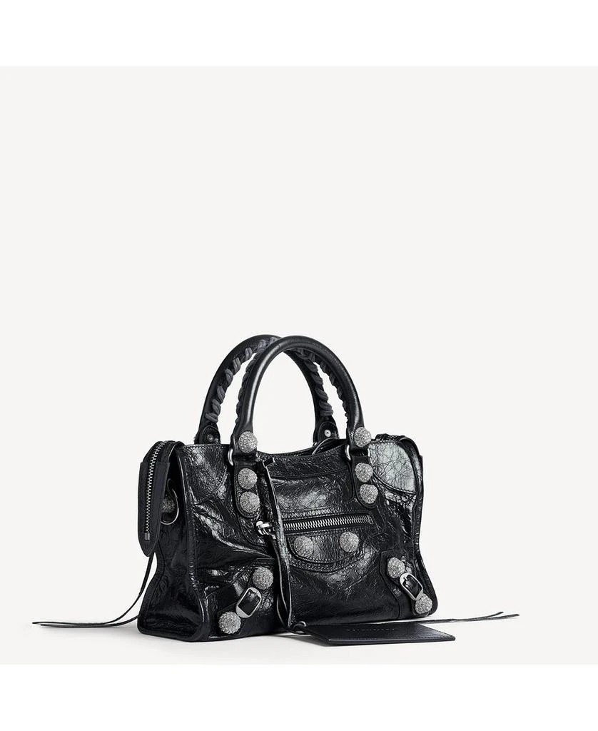 Balenciaga Le City Bag Small Giant Studs With Rhinestones 3
