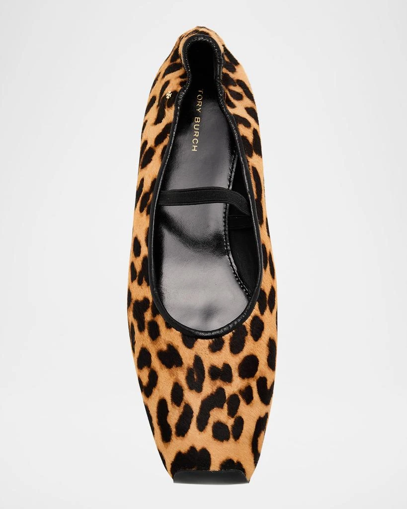 Tory Burch Runway Leopard Mary Jane Ballerina Flats 4
