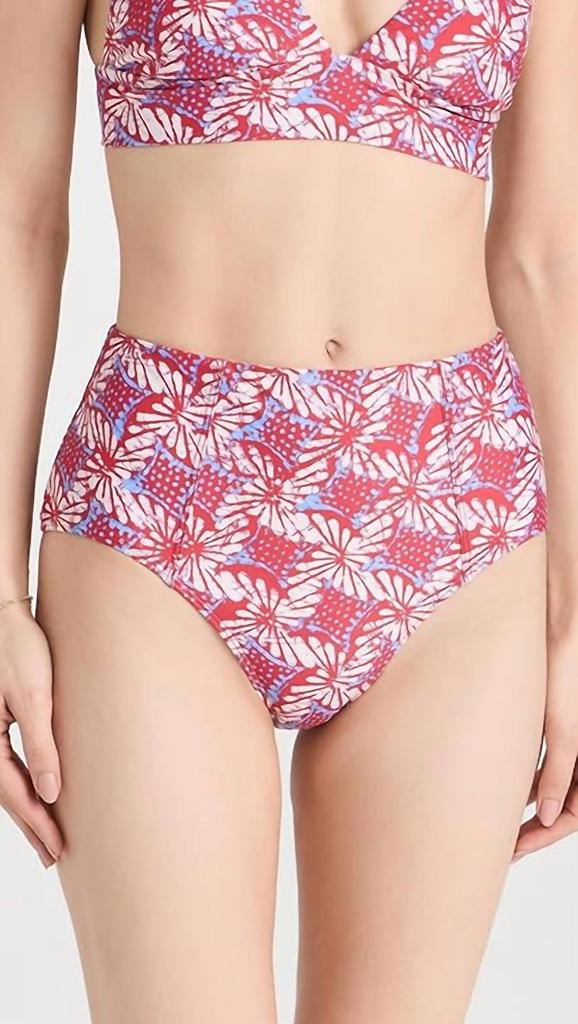 XIRENA Serena Bikini Bottom In Ruby Petal