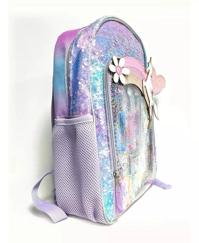 InMocean Girl's Rainbow Backpack Stationary Set 3
