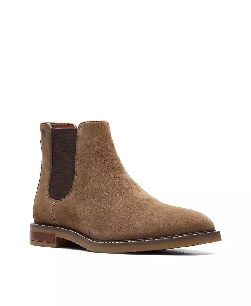 Clarks Men's Collection Jaxen Chelsea Suede Comfort Boots 1