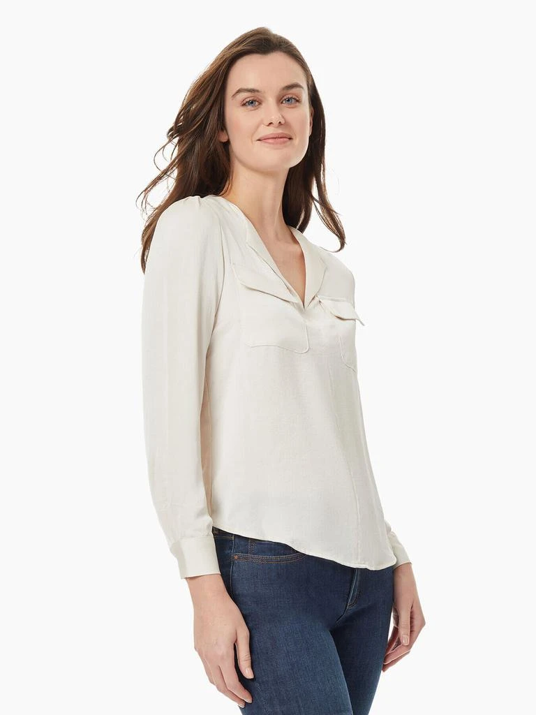 JONES NEW YORK Simplified Utility Blouse 2