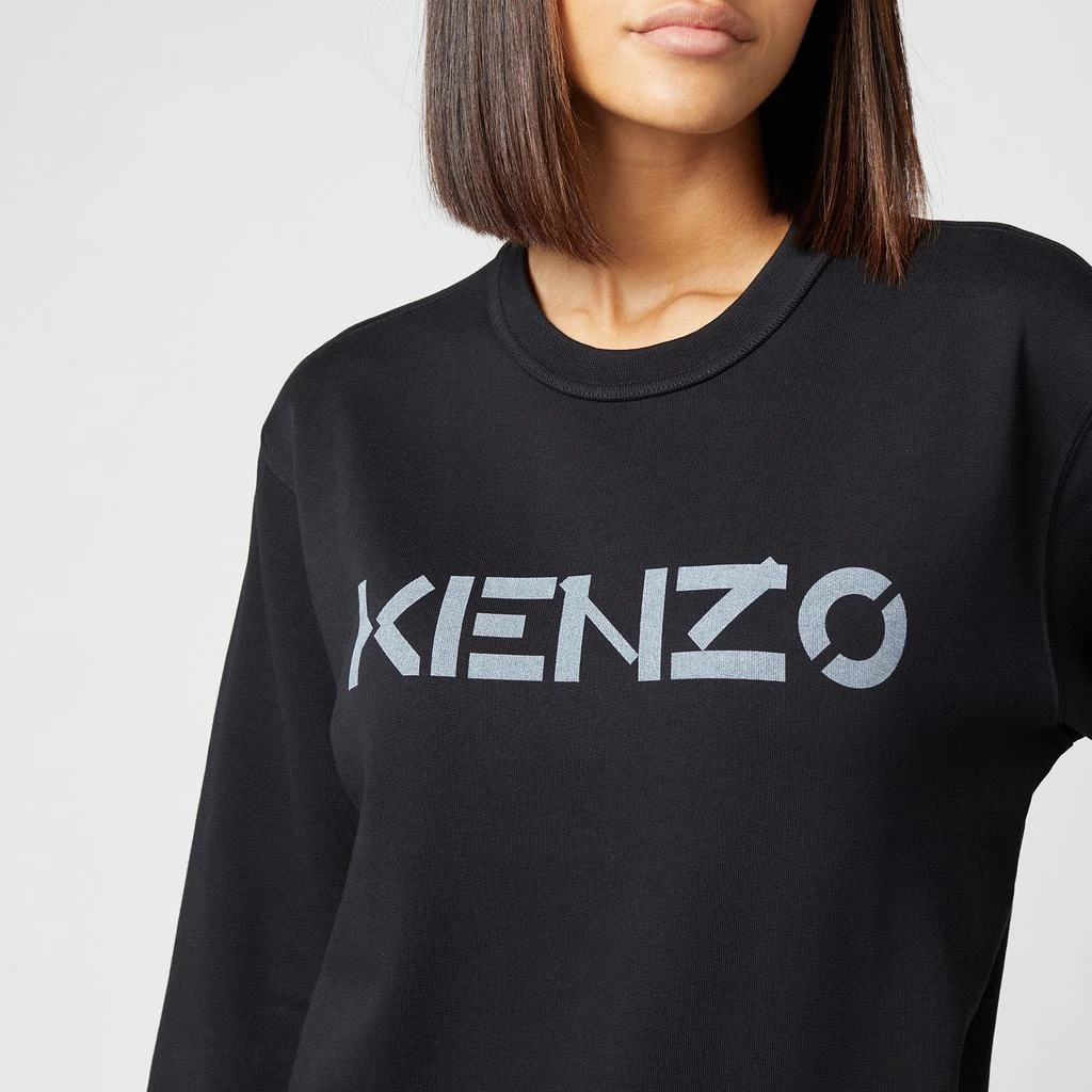 KENZO KENZO Women's Logo Classic Sweatshirt - Black 4