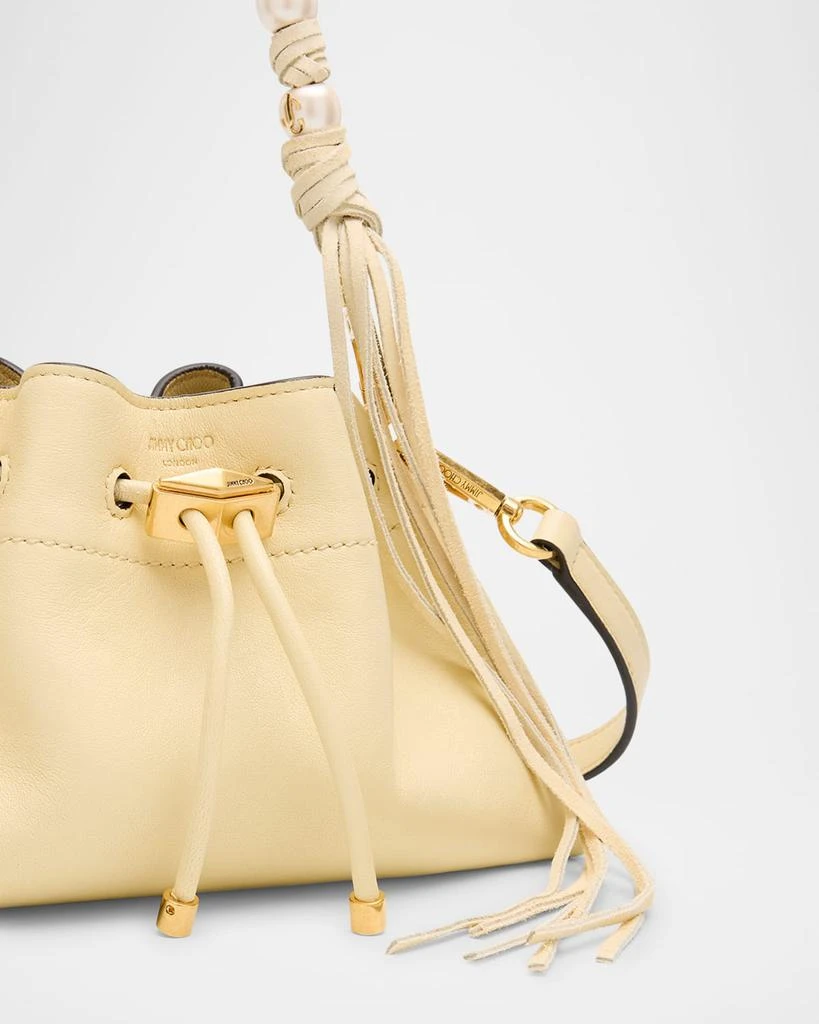 Jimmy Choo Cinch Small Pearly-Embellished Leather Shoulder Bag 5