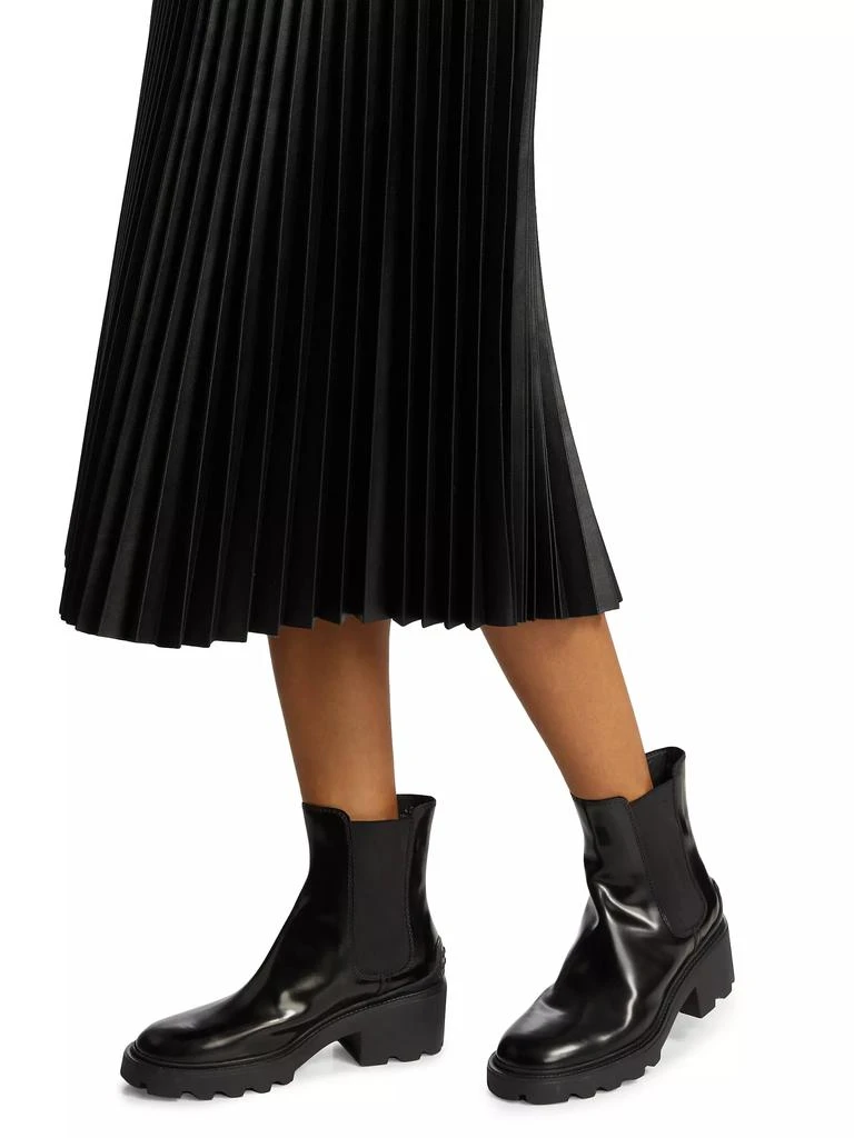 Proenza Schouler Pleated Faux-Leather Midi-Skirt 6