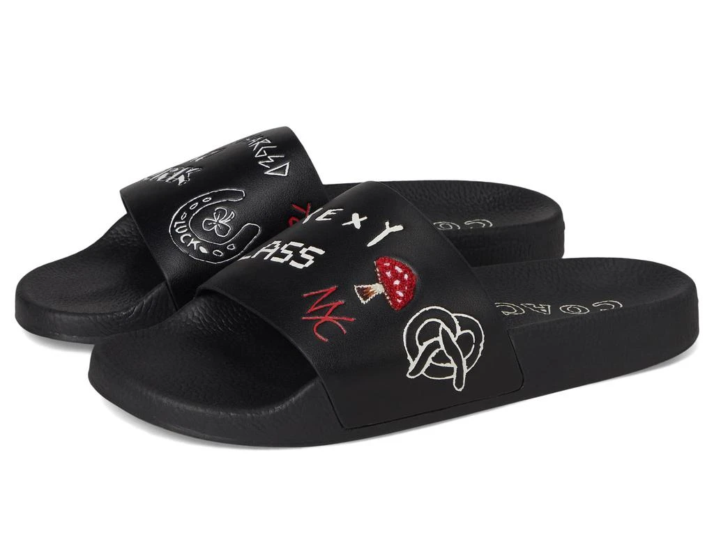 Coach Slide With Sketch Print 1