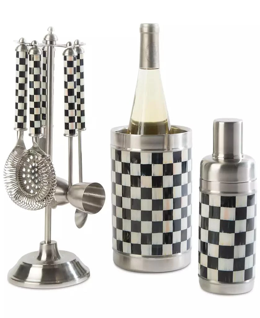 MacKenzie-Childs 3260 Courtly Check Bar Tool Set 2