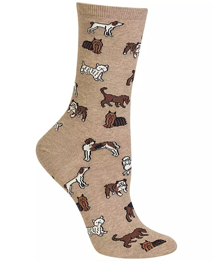 Hot Sox Women's Dogs Fashion Crew Socks