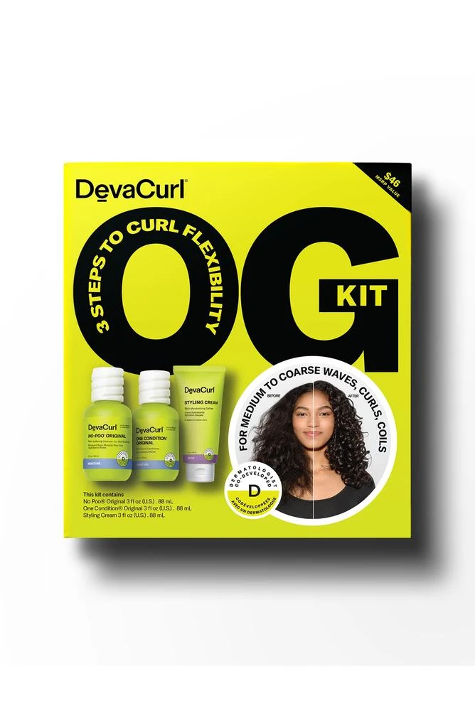 DevaCurl The OG 3-Piece Curly Hair Care Kit 4