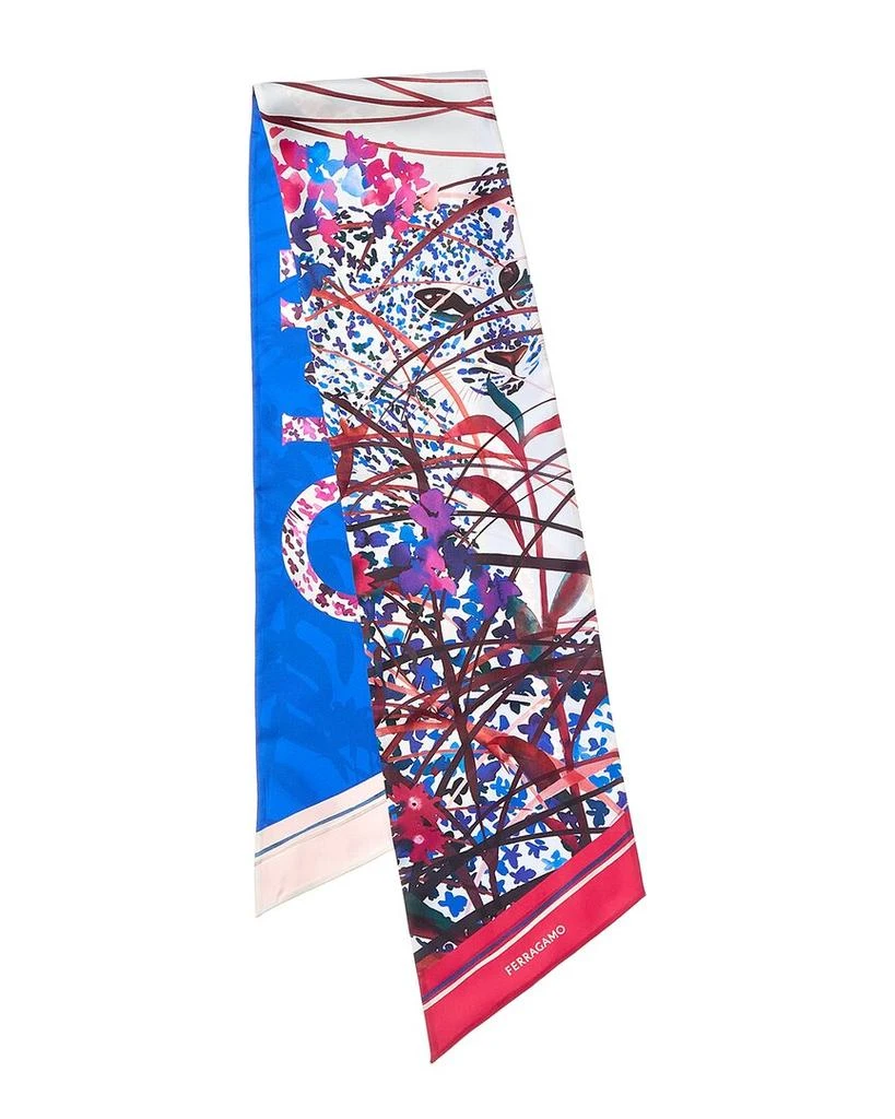 Salvatore Ferragamo Ferragamo Printed Silk Scarf 1