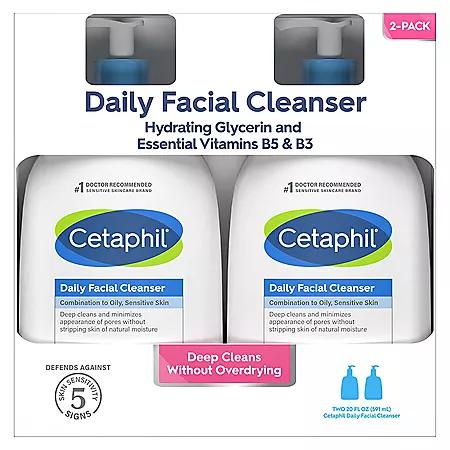 Cetaphil Cetaphil Daily Facial Cleanser, 20 oz., 2 pk.