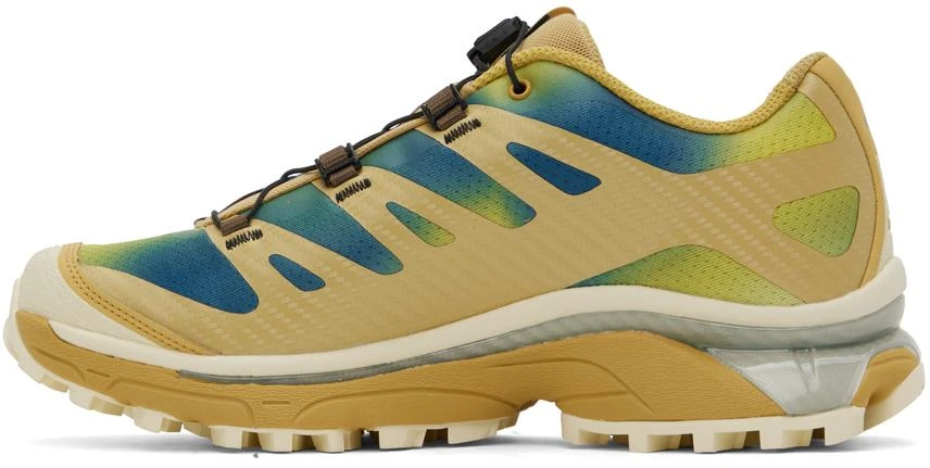 Salomon Green 
Yellow XT-4 OG Aurora Borealis Sneakers 3