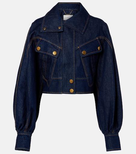 Zimmermann Hypnotic Denim Capelet - Jackets - Free Shipping