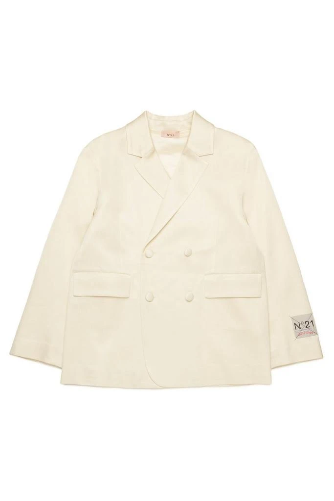 Shop N°21 Kids Double-Breasted Oversized Blazer on Sale at 