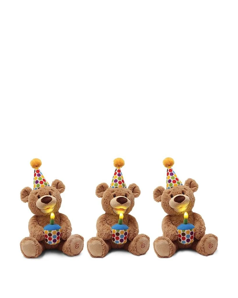 GUND Happy Birthday Animated Bear Singing Light Up Plush Stuffed Animal, 10"- Ages 3+ 4