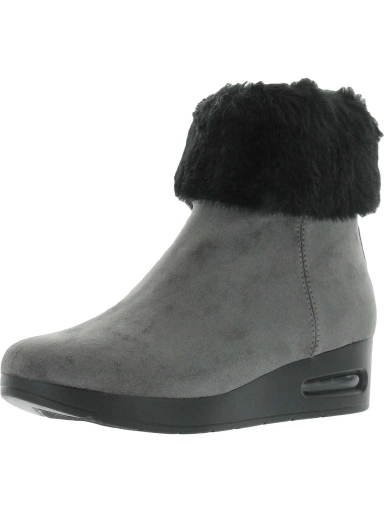 DKNY Abri Womens Zipper Wedge Booties 1