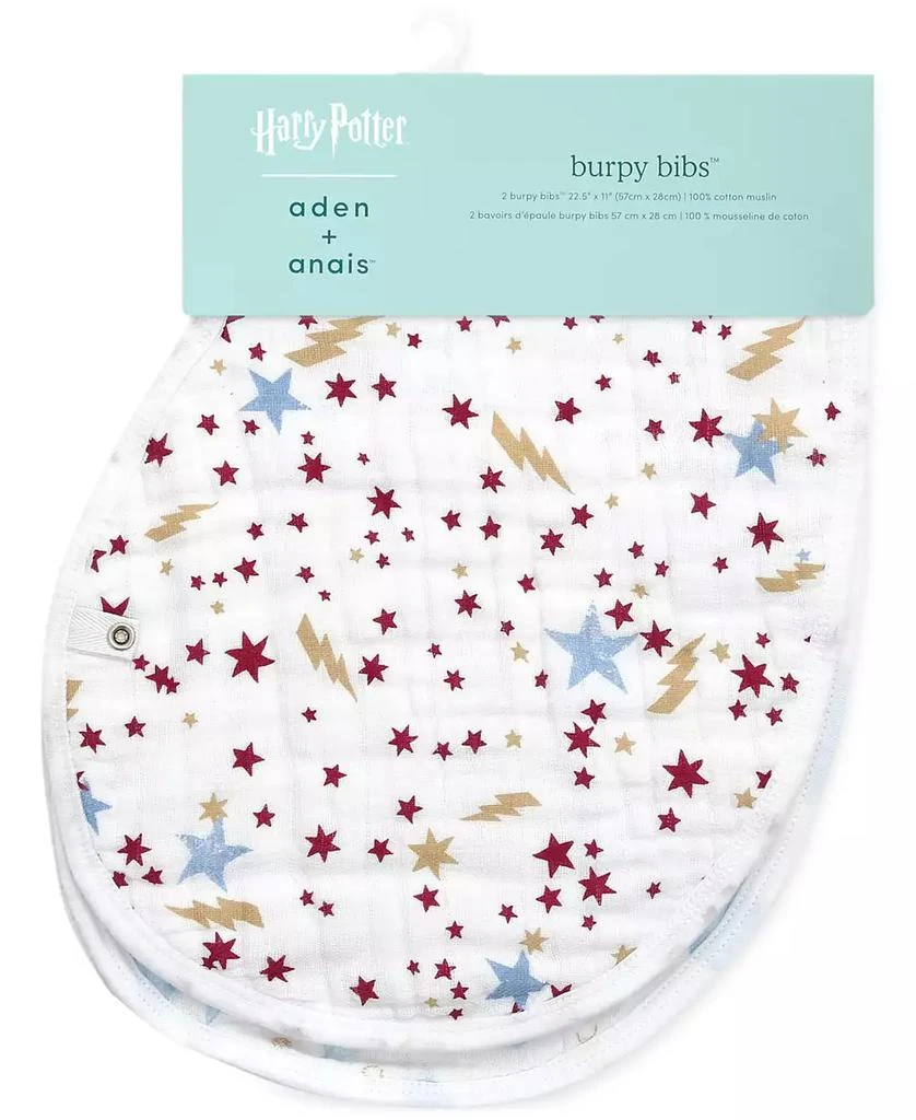 aden by aden + anais Baby Boys or Baby Girls Harry Potter Bibs, Pack of 2 3