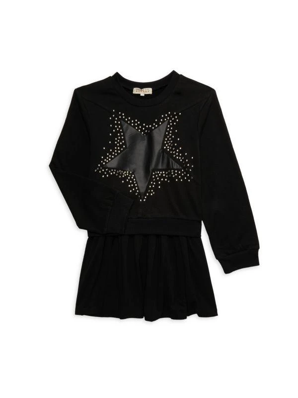 Hannah Banana Little Girl's & Girl's Two-Piece Illusion Dress 1