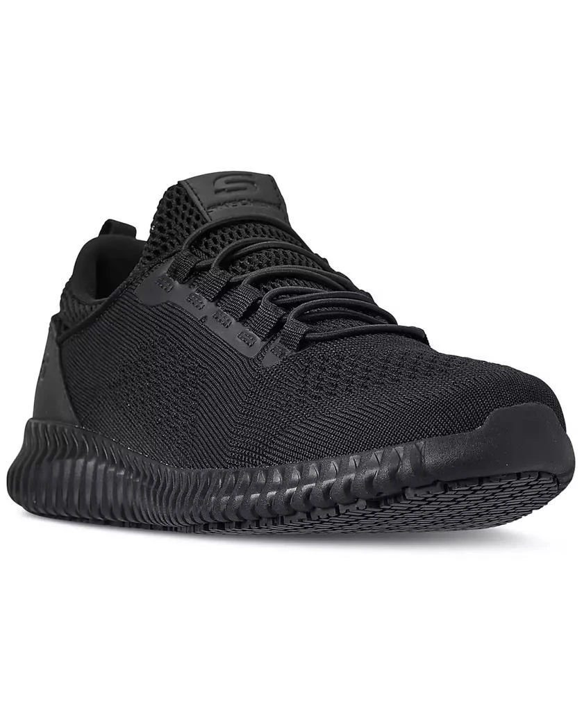 SKECHERS Men's Work Relaxed Fit Cessnock Slip-Resistant Work Athletic Sneakers from Finish Line 8