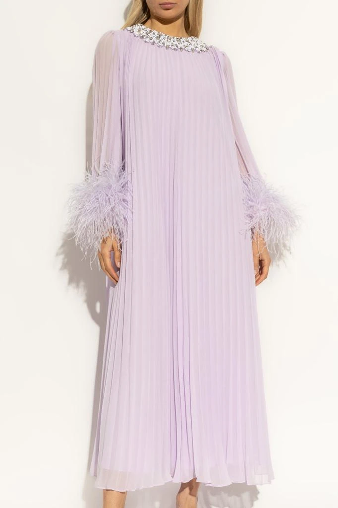 Self Portrait Self-Portrait Feather-Frim Chiffon Dress 2