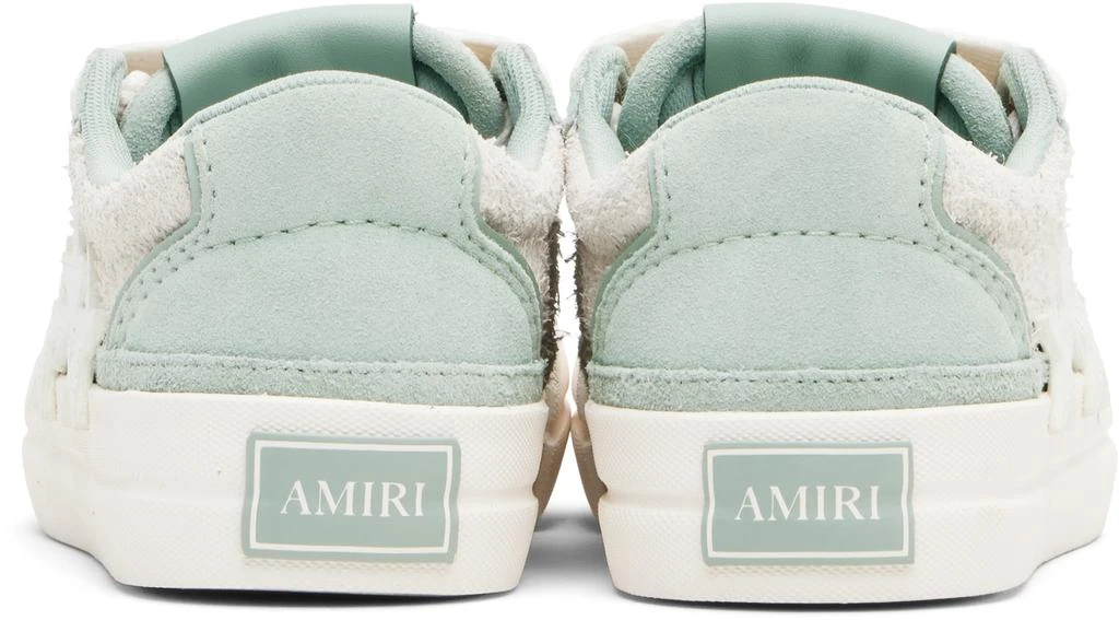 AMIRI Gray 
Green Sunset Skate Sneakers 2