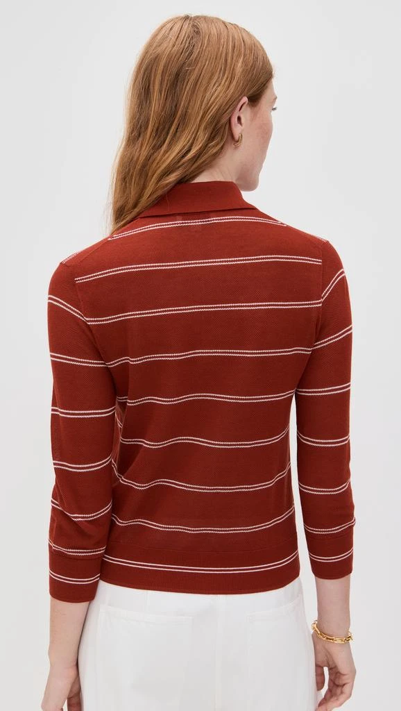 Vince Striped Pique Polo 2