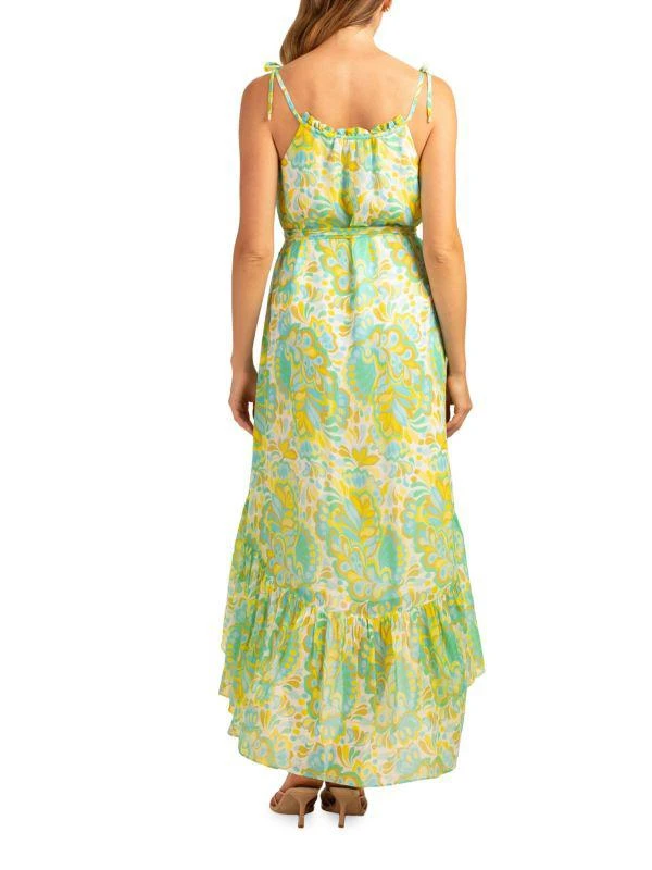Trina Turk Honest Belted Asymmetric Midi Dress 2