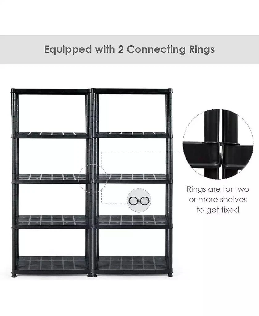 Ecooso 5-Tier Storage Shelving Freestanding Heavy Duty Rack 5