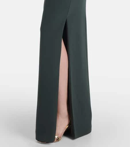 Safiyaa Mahir draped crêpe gown 5