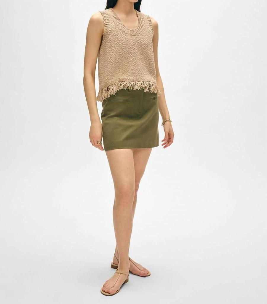 White + Warren White + Warren - Cotton Fringe Tank Top 3