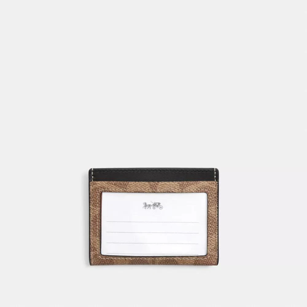 Coach Slim Id Card Case In Signature Canvas 2
