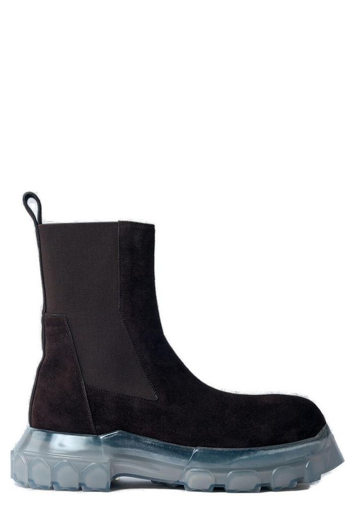 Rick Owens Taupe Jumbo Laced Bozo Tractor Boots IT-39.5 Rick Owens Taupe Jumbo Laced Bozo Tractor Boots IT-39.5