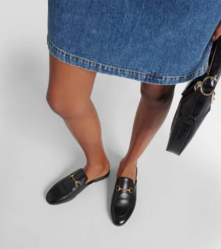 Gucci Princetown leather slippers 4