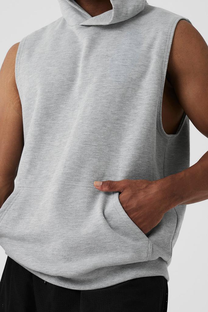 Alo Yoga☆ Renown Sleeveless Hoodie 栗色 メンズ Alo Yoga☆ Renown Sleeveless Hoodie 栗色 メンズ
