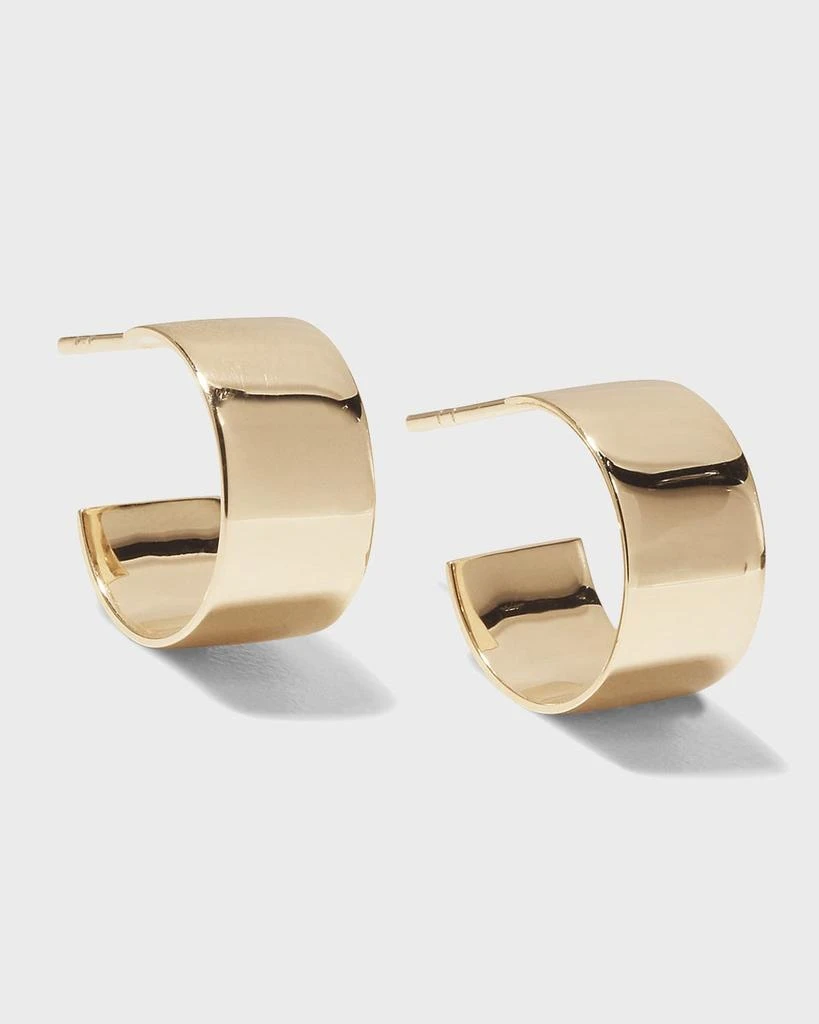 LANA 13mm 14K Gold Vanity Hoops