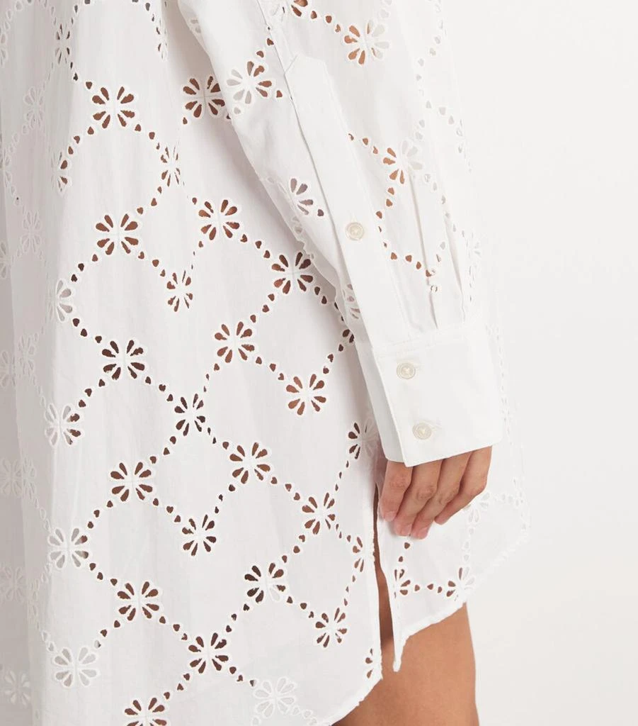 AREA Broderie Anglaise Mini Dress 4