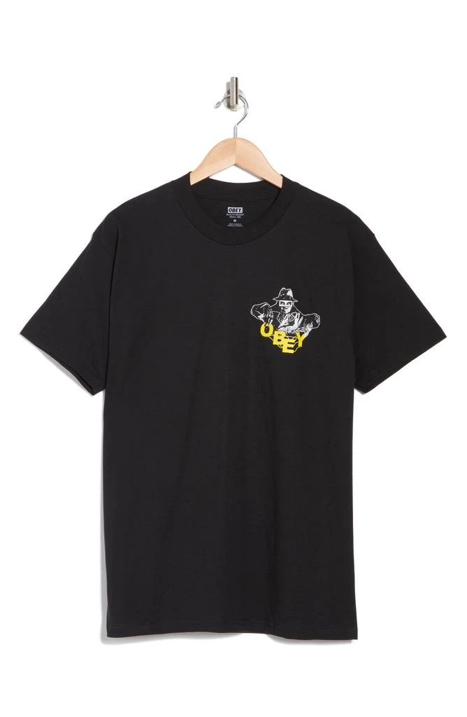 Obey Inner Power Cotton Graphic T-Shirt 3