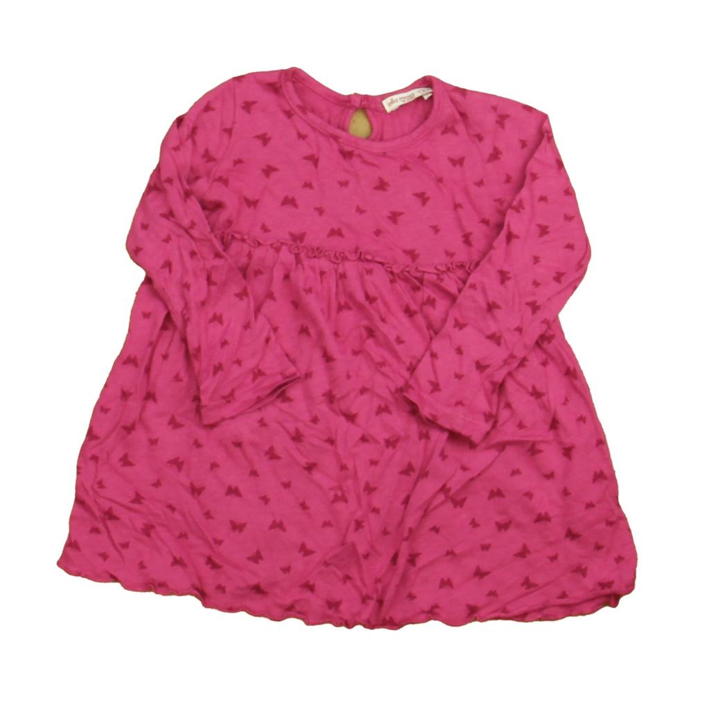Ella Moss Girls Pink Butterflies Dress