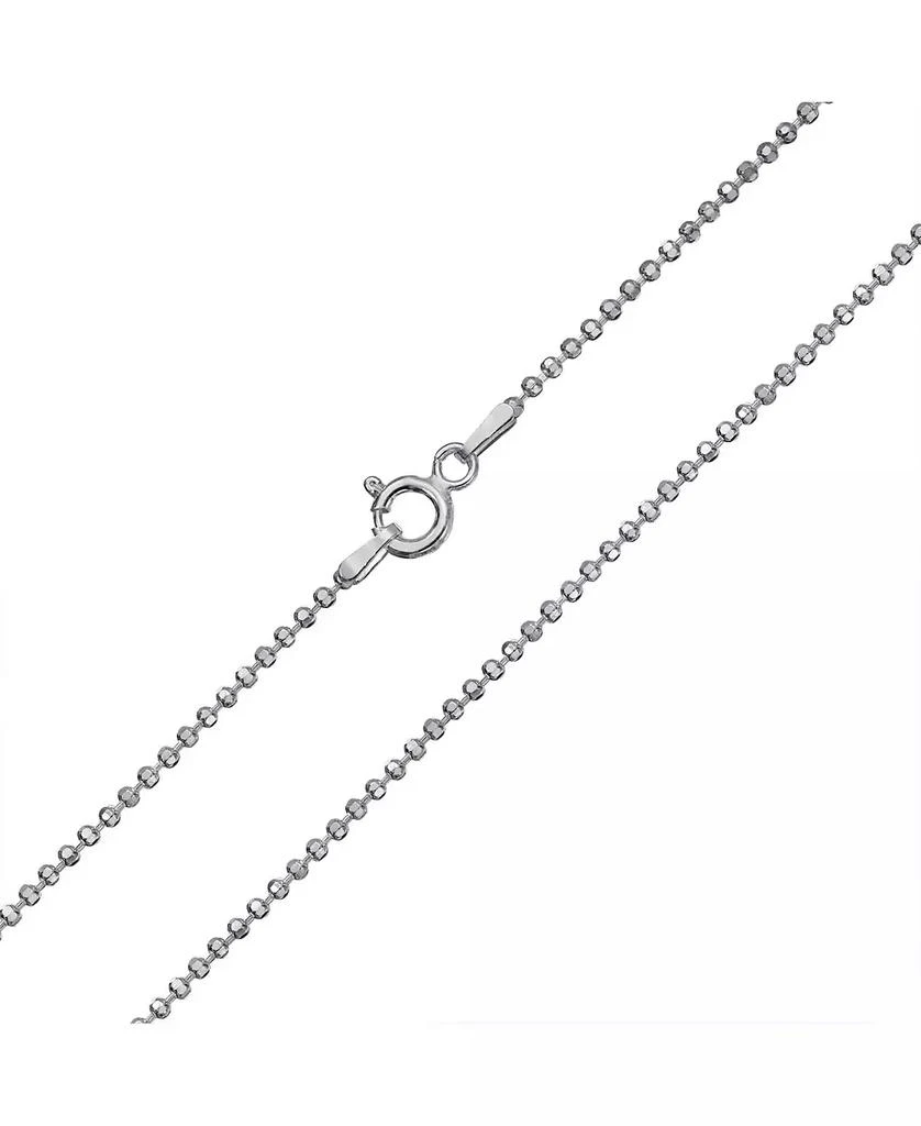 Bling Jewelry 150 Gauge .925 Sterling Silver Sparkle Ball Shot Bead Chain Necklace 16 18 20 24 Inch 2