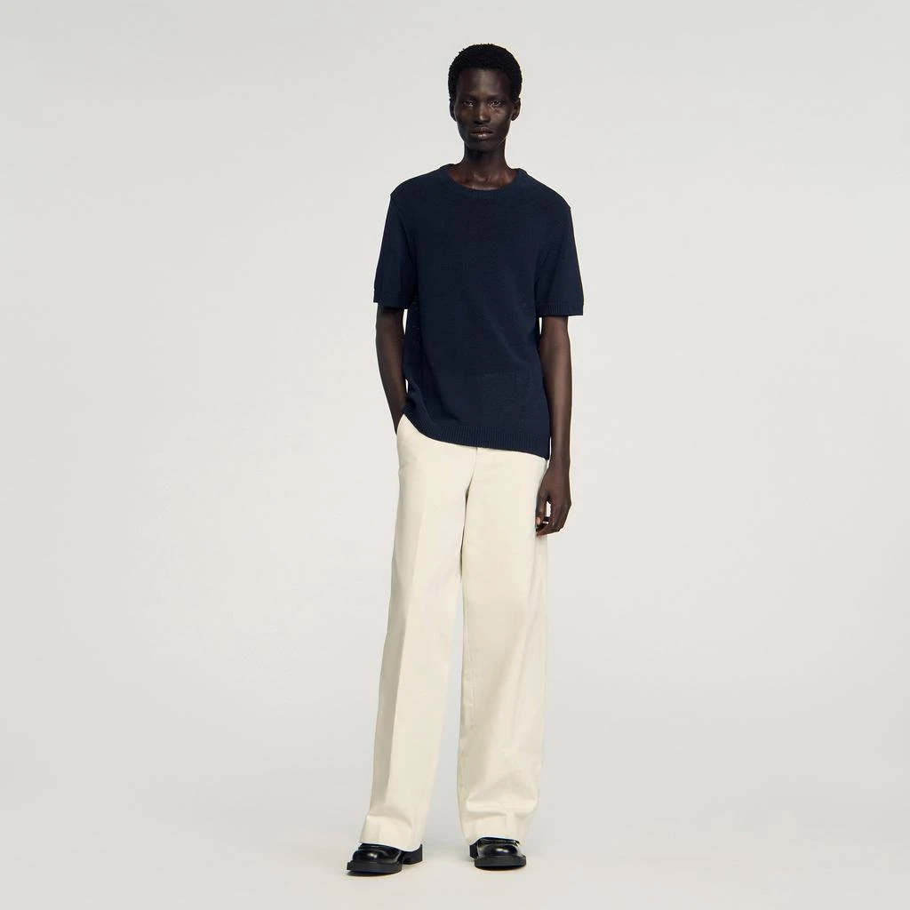 Sandro Fine knit T-shirt 1
